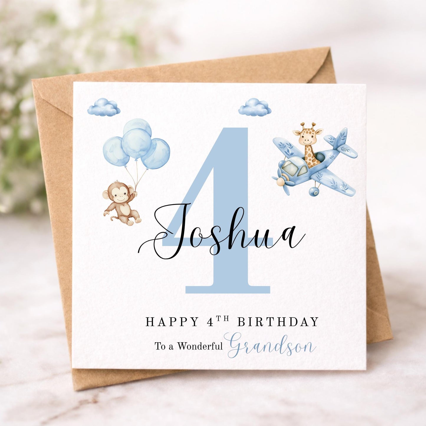 Personalised boys Birthday Card