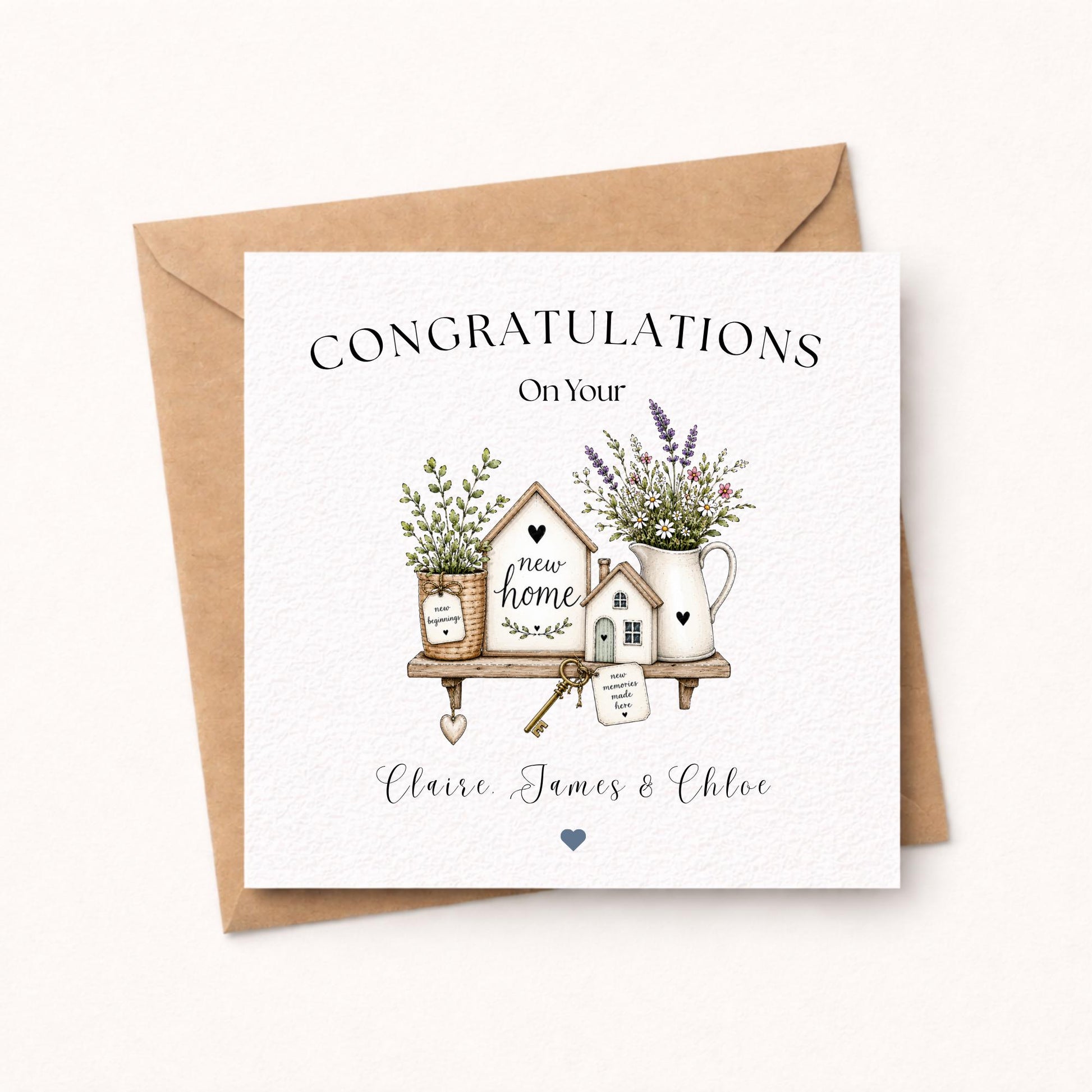 Personalised New Home Card
