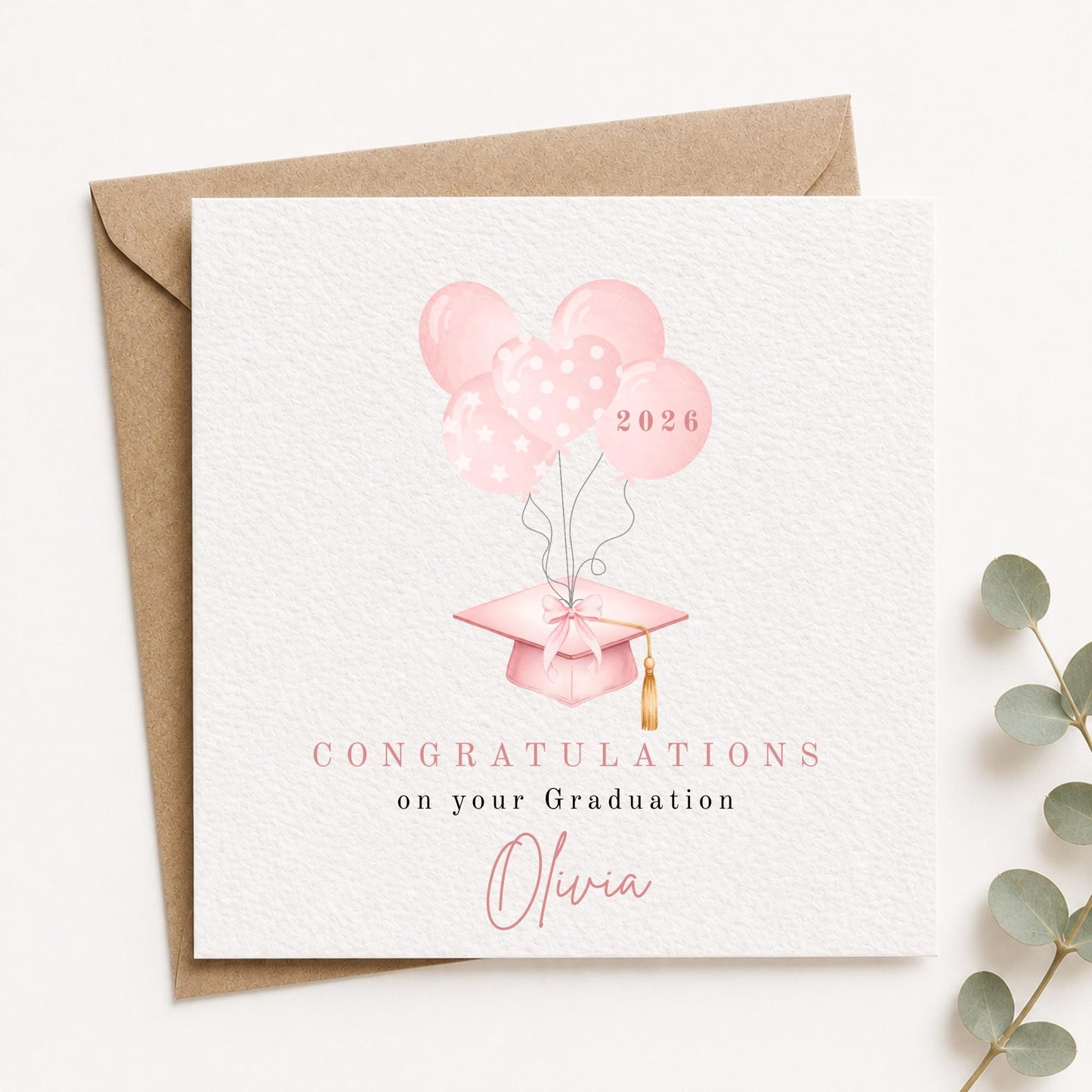 Personalised Graduation Card