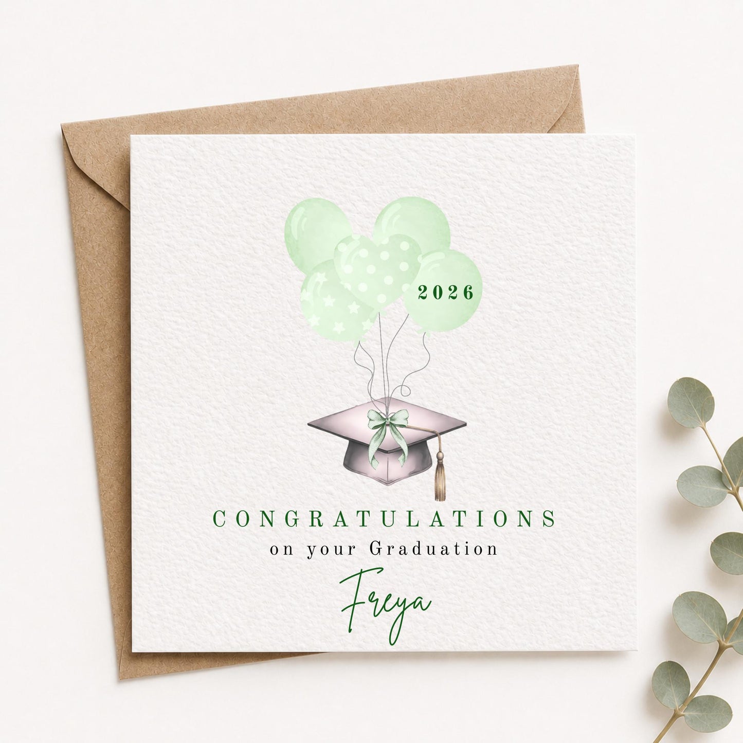 Personalised Graduation Card