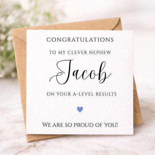 Personalised A-Levels Results Card