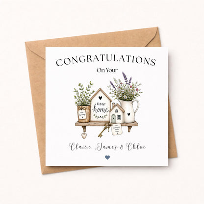 Personalised New Home Card