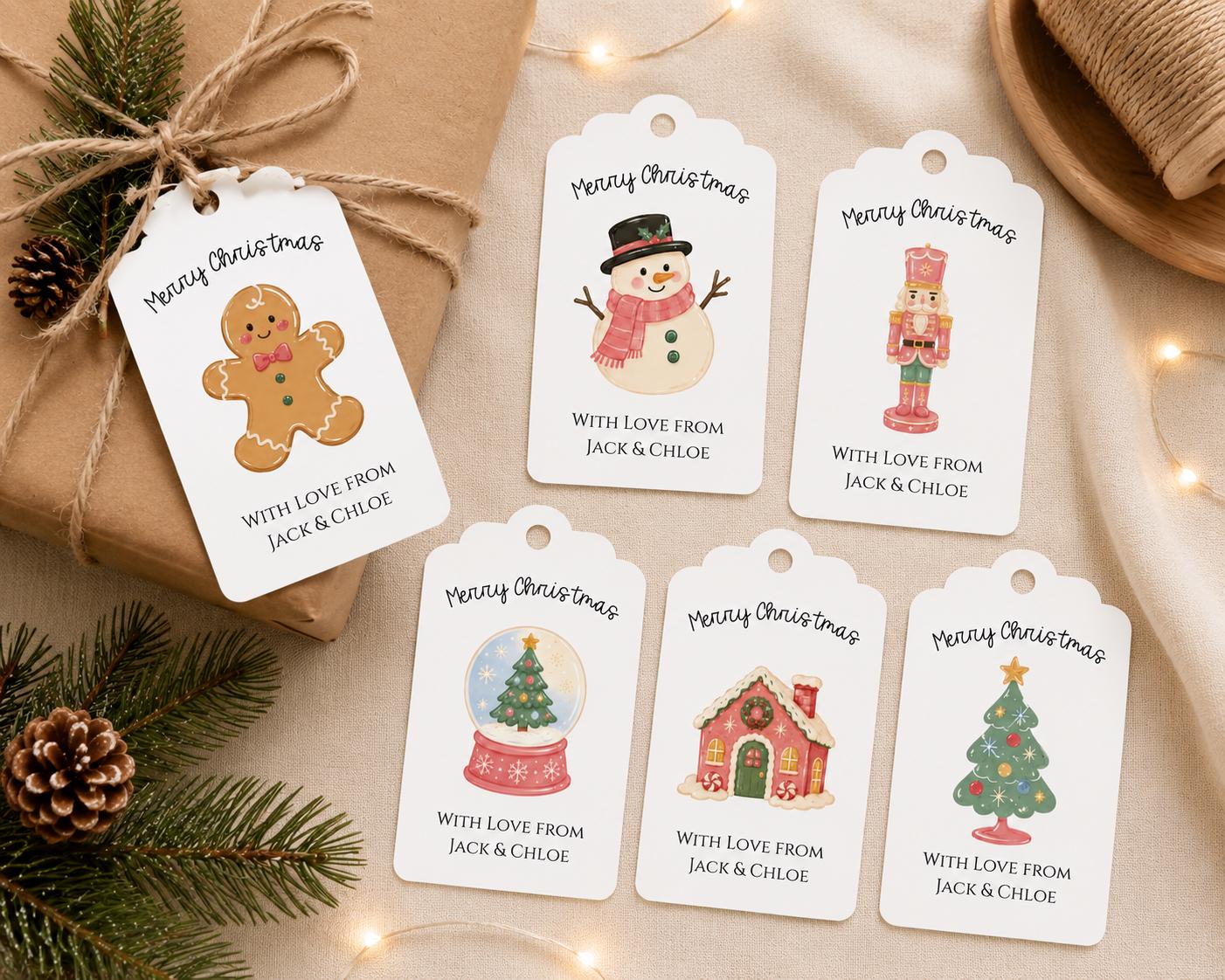 Personalised Christmas Gift Tags
