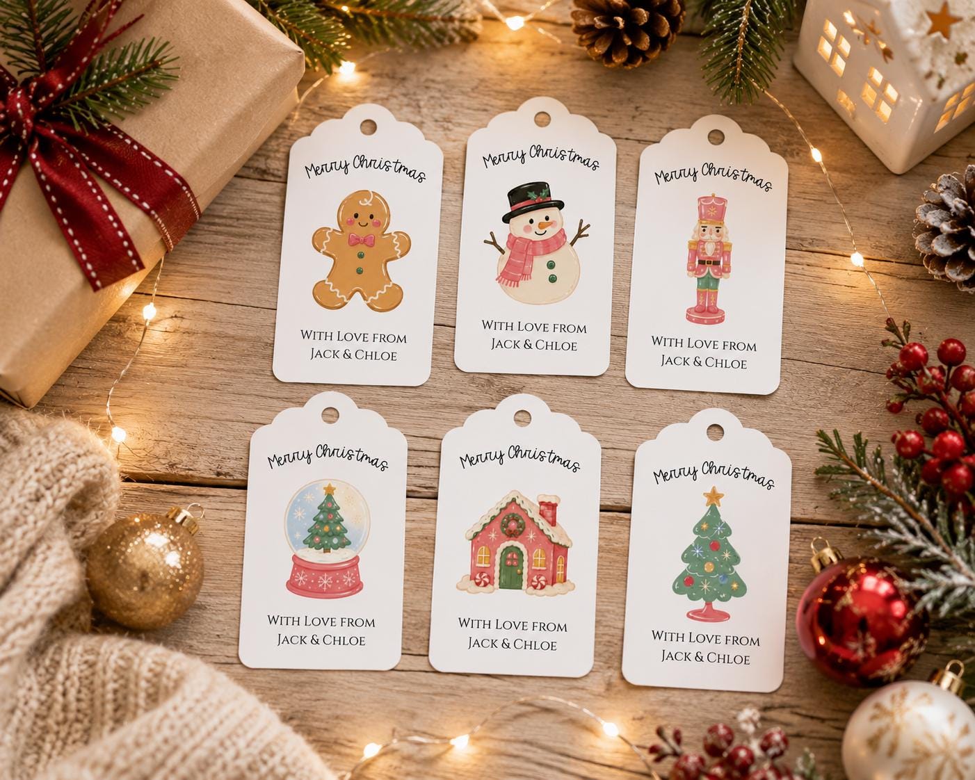 Personalised Christmas Gift Tags